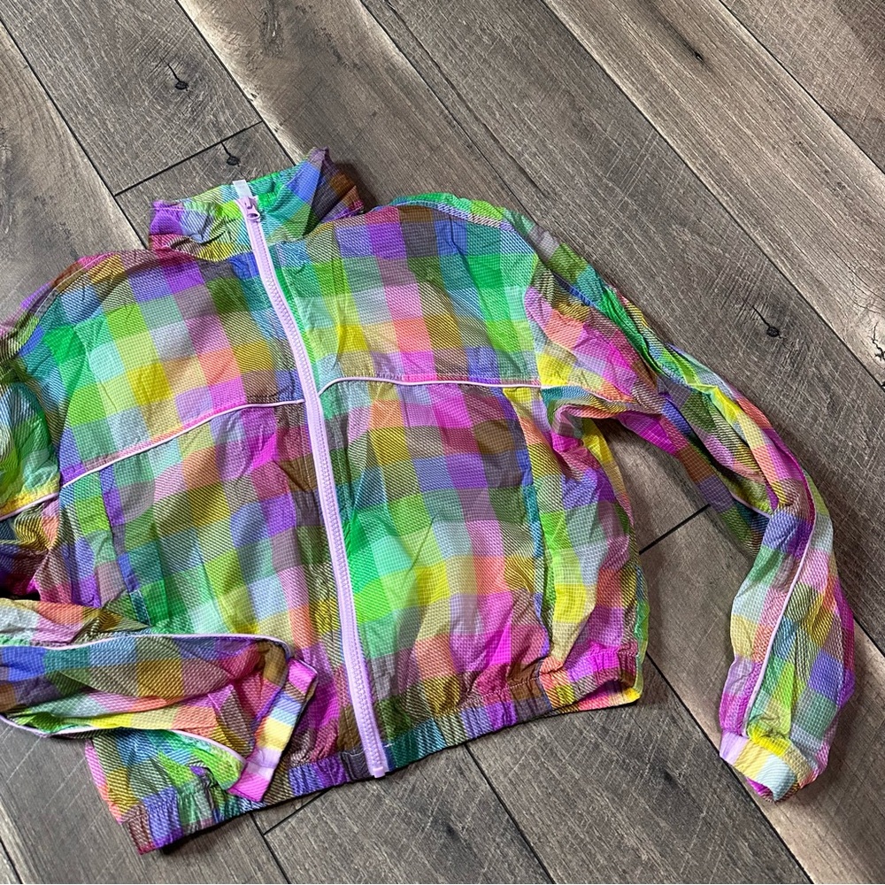 Fabletics Multicolor Lightweight Zip Up Jacket - image 3